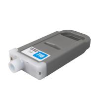 Uudelleentäytetty mustekasetti 2355C001, PFI710C, 700ml Canon-tulostimiin (BULK)
