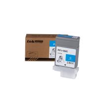 Yhteensopiva mustekasetti 0896B001, PFI102C, 130ml Canon-tulostimille (ORINK BULK)