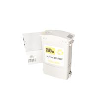 Uudelleentäytetty mustekasetti C4848A, no.80, 350ml HP-tulostimille (BULK)