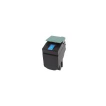 Uudelleentäytetty värikasetti C540H1CG, 2000 sivua Lexmark-tulostimille